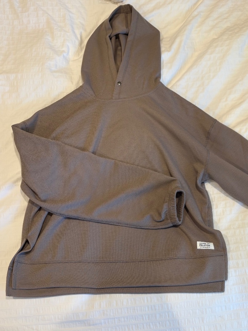 Peloton Waffle Snap Pull Over Hoodie